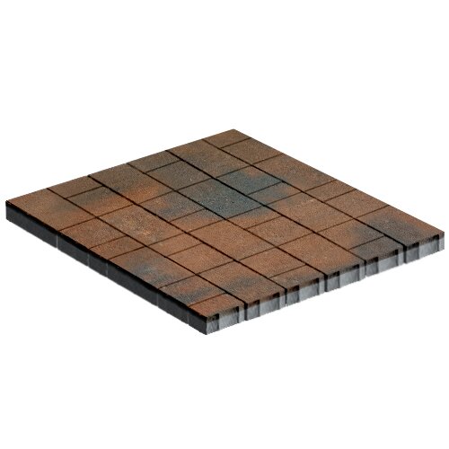 Изображение тротуарная плитка steinrus новый город лион colormix штайнрус, гладкая, 60 мм