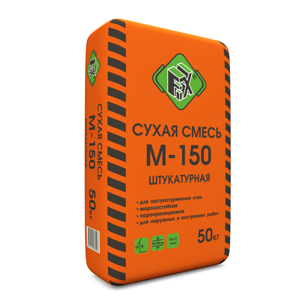 Изображение сухая смесь м-150 fix универсальная 50 кг (по 40 шт) 