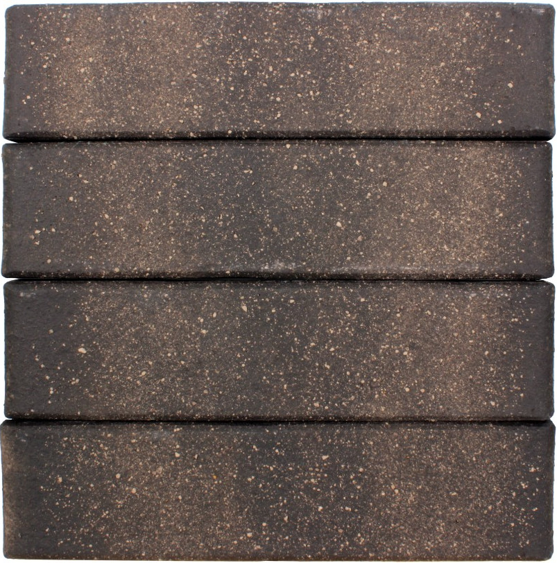 Кирпич облицовочный Графитовый с посыпкой одинарный гладкий – 1