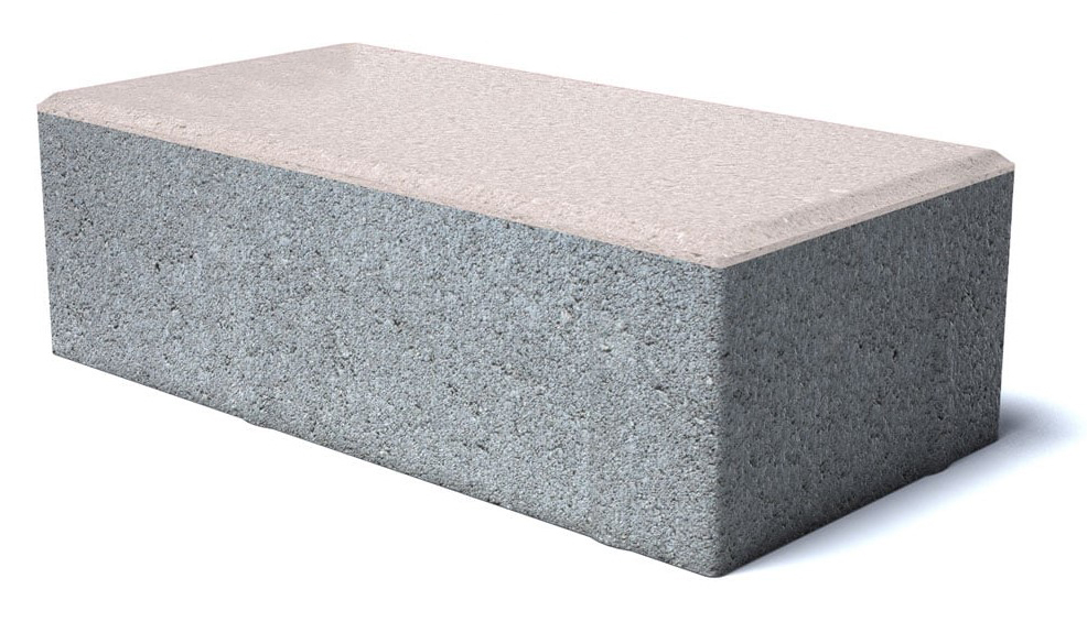 Изображение тротуарная плитка а-строй брусчатка 120x250х80 белый