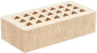 Кирпич облицовочный белый PRO одинарный бархат ЖКЗ – 1