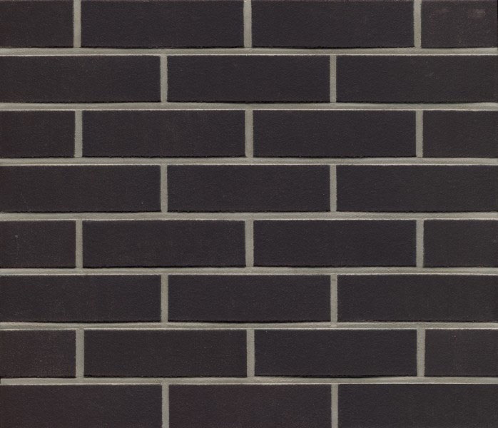 Плитка фасадная клинкерная Feldhaus Klinker R700NF14 Аnthracit liso  гладкая, 240x71x14  – 1