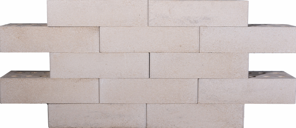 Кирпич гиперпрессованный одинарный Белый Кварц гладкий СПК – 1