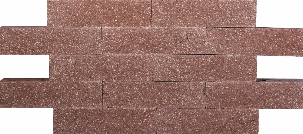 Кирпич гиперпрессованный брусок Коричневый Топаз рустированный угол СПК – 1