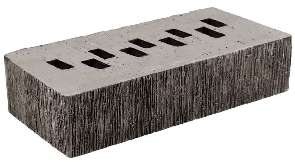 Кирпич облицовочный Титановый одинарный полнотелый Тростник – 1