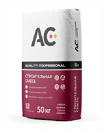 Изображение пескобетон «quality professional» м-400, 50кг