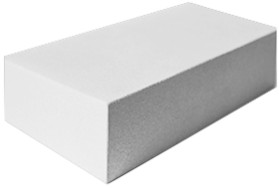 Силикатный кирпич белый одинарный полнотелый Бор – 1