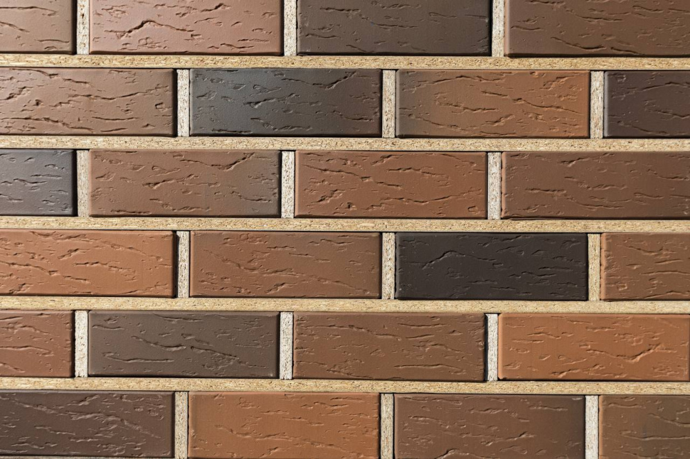 Кирпич облицовочный Нева евро полуторный Горизонтальный Руст М200 VOLGABRICK – 1