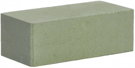 Кирпич гиперпрессованный полуторный М-250 зеленый гладкий  – 1