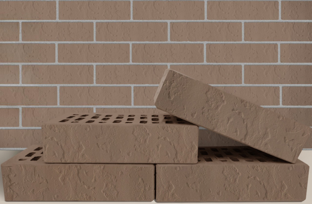 Кирпич облицовочный мокко одинарный терра Терекс – 1