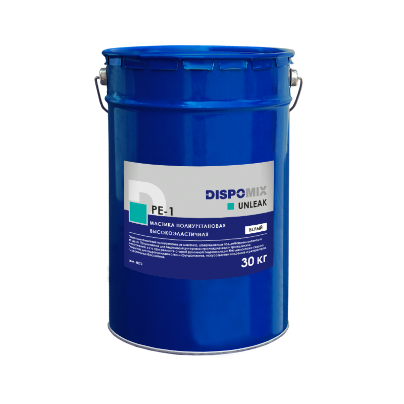 Мастика полиуретановая высокоэластичная Unleak PE-1 белый, 30 кг – 1