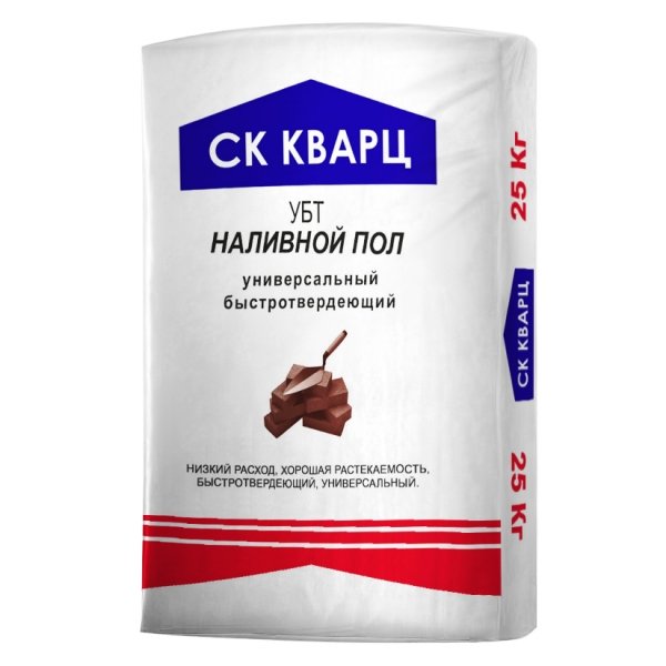 Наливной пол универсальный быстротвердеющий 25 кг. Кварц – 1