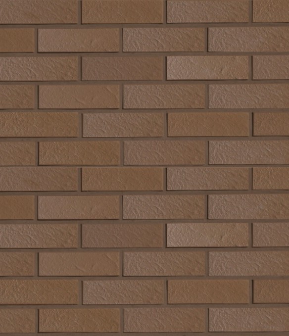 Изображение плитка фасадная клинкерная roben braun genarbt коричневый nf 240х71x9