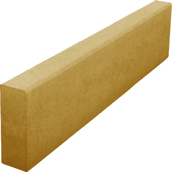 Бордюр дорожный 1000х300х150 жёлтый – 1