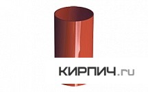 Изображение водосточная труба d=90мм, l=3м стальная, в защитной пленке, galeco
