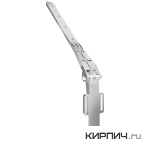 Изображение кронштейн регулируемый standart, пвх, цвет пломбир