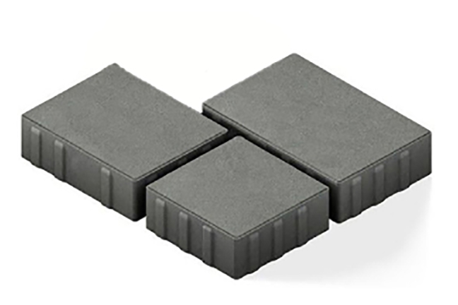 Тротуарная плитка Новый город 240х160, 200х160, 160х160 мм серый – 1