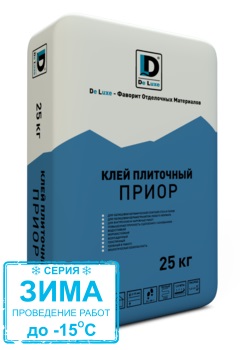 Изображение клей плиточный приор зима de luxe 25 кг