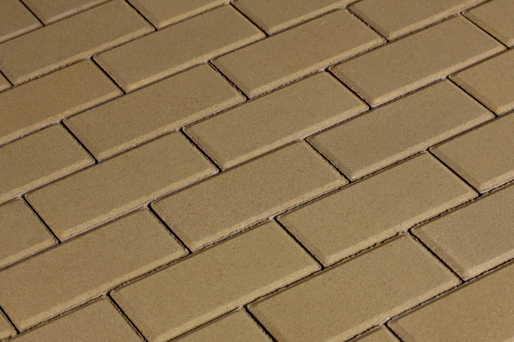 Тротуарная плитка 342 МЗ Брусчатка 200х100х60 Оливковый – 1