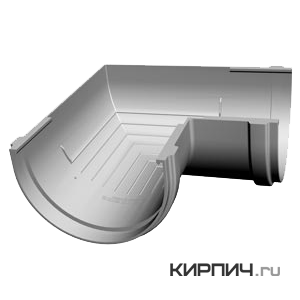 Изображение угол желоба standart, пвх, цвет пломбир