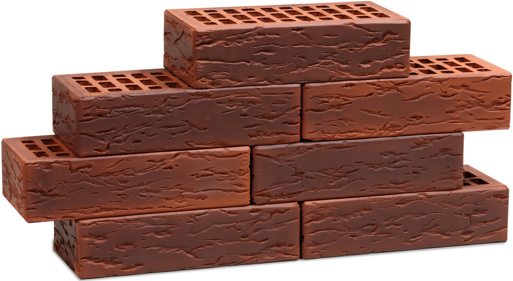 Кирпич облицовочный Кортен одинарный руст М-150 Воротынск – 1
