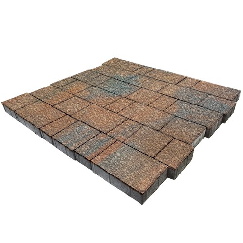 Изображение тротуарная плитка steinrus бельпассо colormix штайнрус, native, 60 мм
