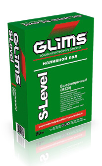 Изображение наливной пол самонивелирующийся glims s-level 20 кг