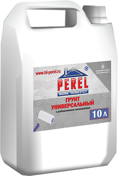 Грунтовка универсальная антисептическая Perel Uniprim, 10 л  – 1