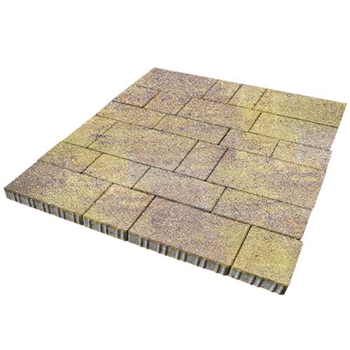 Изображение тротуарная плитка steinrus инсбрук тироль colormix тахель, native, 60 мм