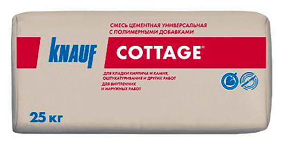 Штукатурка цементная Кнауф Коттедж 25 кг – 1
