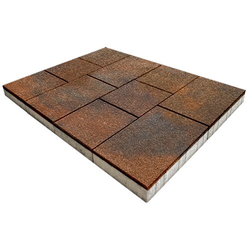Изображение тротуарная плитка steinrus инсбрук ланс colormix штайнрус, native, 60 мм