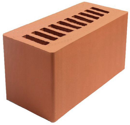 Кирпич строительный щелевой двойной М-150 гладкий Тульский №1 – 1