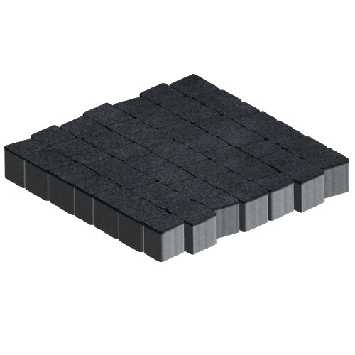 Изображение тротуарная плитка steinrus аттика неро, backwash, 60 мм