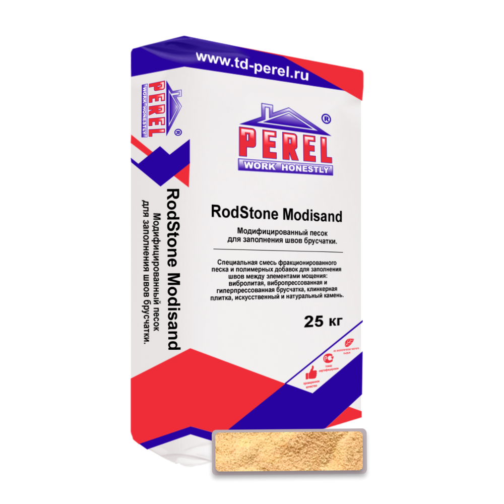 0977 Песок для брусчатки модифицированный Perel Modisand 25 кг – 1