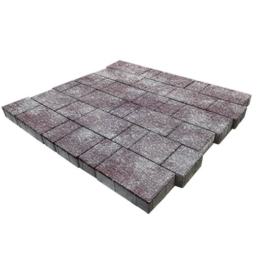 Изображение тротуарная плитка steinrus бельпассо colormix мокко, native, 60 мм