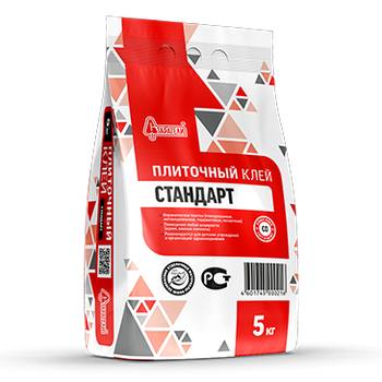 Изображение плиточный клей стандарт старатели c0 5 кг