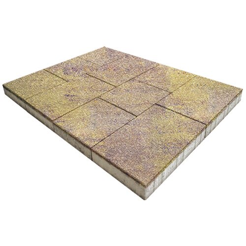 Изображение тротуарная плитка steinrus инсбрук ланс colormix тахел, native, 60 мм
