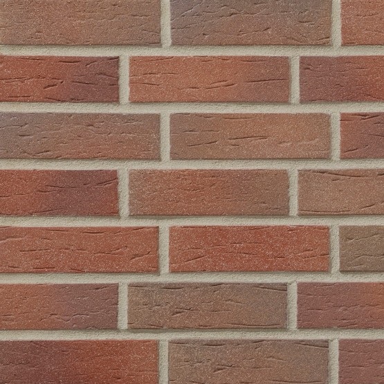 Плитка фасадная клинкерная Stroeher KERAPROTECT 417 eindhoven  рельефная NF11, 240x71x11  – 1