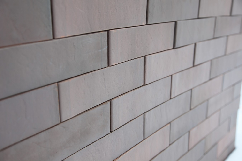 Кирпич облицовочный Графит Флэш одинарный Антика М-200 ВКЗ – 1