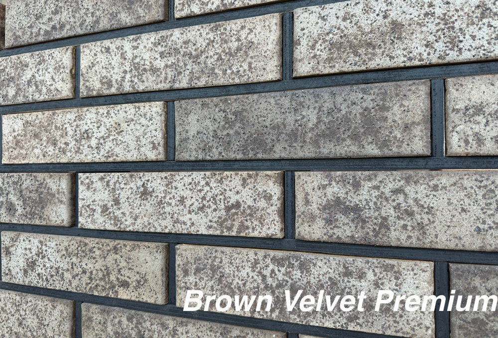Изображение кирпич облицовочный brown velvet light premium одинарный красная гвардия