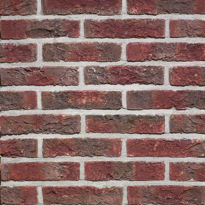 Изображение кирпич облицовочный terca (wienerberger) blauw-rood genuanceerd ручная формовка 210х100х65 