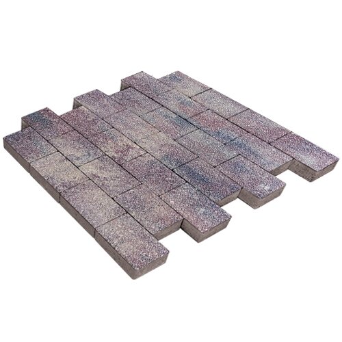 Изображение тротуарная плитка steinrus грас colormix каратау, antico, 80 мм