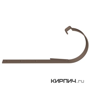 Изображение крюк карнизный lux, металл, цвет шоколад