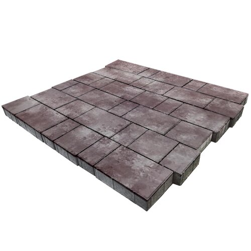 Изображение тротуарная плитка steinrus бельпассо colormix мокко, гладкая, 40 мм