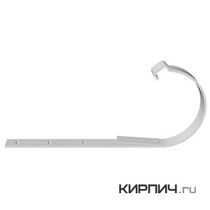Изображение крюк карнизный lux, металл, цвет пломбир