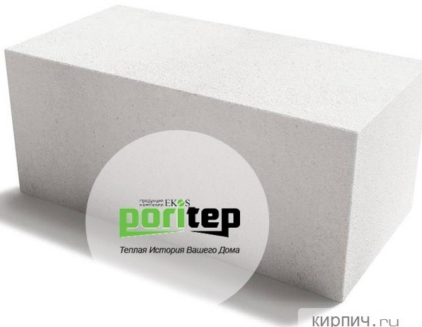 Изображение блок газобетонный д500 625х250х350 poritep 