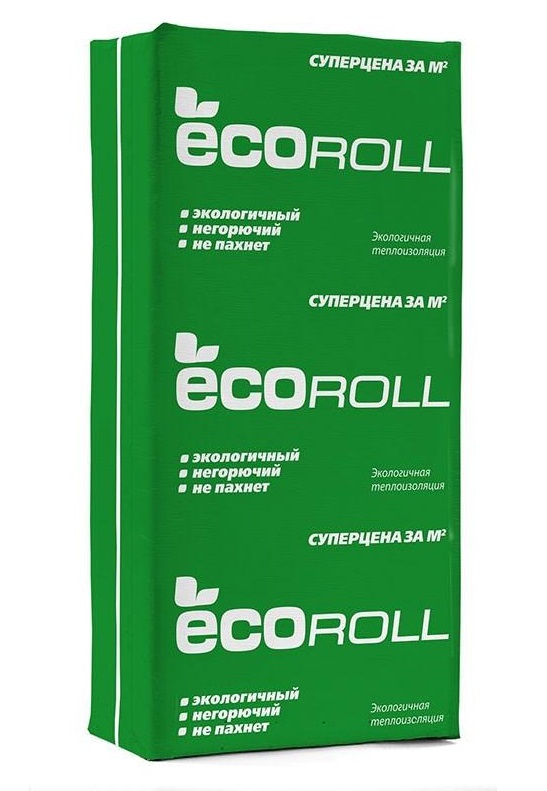 Изображение минераловатная плита теплокнауф плита s40mr ecoroll rt 1230x610x50 мм