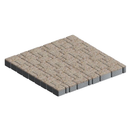 Изображение тротуарная плитка steinrus инсбрук альт нео, грейзен, backwash, 60 мм