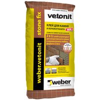 Изображение плиточный клей weber vetonit stone fix 25 кг