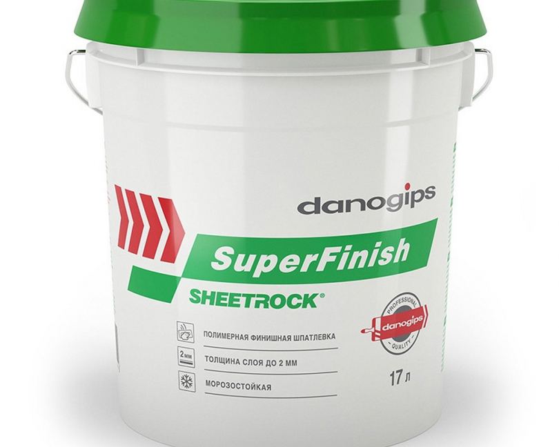 Шпатлевка готовая "Danogips SuperFinish" (25кг/17л)  (36шт /под)  – 1
